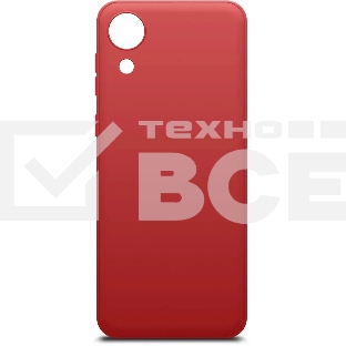 Чехол (клип-кейс) BoraSCO Microfiber Case для Samsung Galaxy A03 Core красный