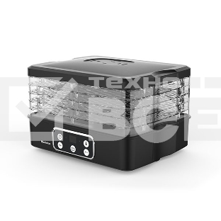 Сушилка для овощей и фруктов Blackton Bt FD1112 Black, Мощность 240 Вт, Регулировка температуры 35-70 °С, Таймер 1-72 часа