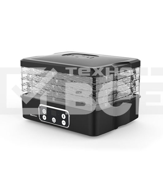 Сушилка для овощей и фруктов Blackton Bt FD1112 Black, Мощность 240 Вт, Регулировка температуры 35-70 °С, Таймер 1-72 часа