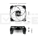 Кулер Arctic Alpine 17LP Вентилятор для процессора socket Intel® 1700 (ACALP00042A), фото4