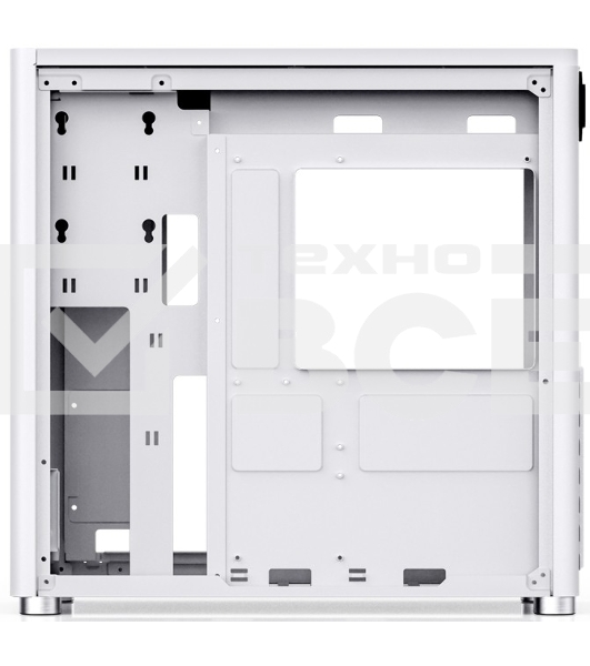 Корпус JONSBO D40 White без БП, боковая панель из закаленного стекла, mini-ITX, micro-ATX, ATX, белый