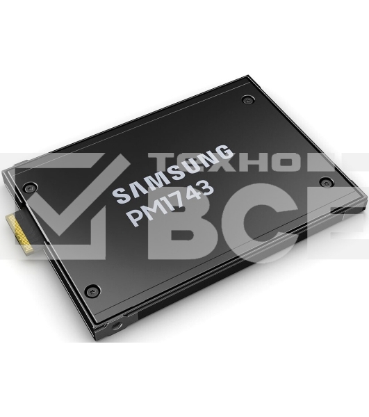 Накопитель SSD Samsung PM1743, 7.68TB, U.3 PCIe 5.0 x4, NVMe, R/W 14000/6000