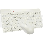 Клавиатура + мышь A4Tech Fstyler FG2200 Air2 клав:бежевый мышь:бежевый USB беспроводная slim, фото5