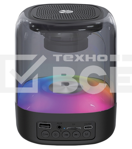 Акустическая система QUMO Plasma ВТ 0082 5 ВТ  объемное звучание  RGB подсветка
