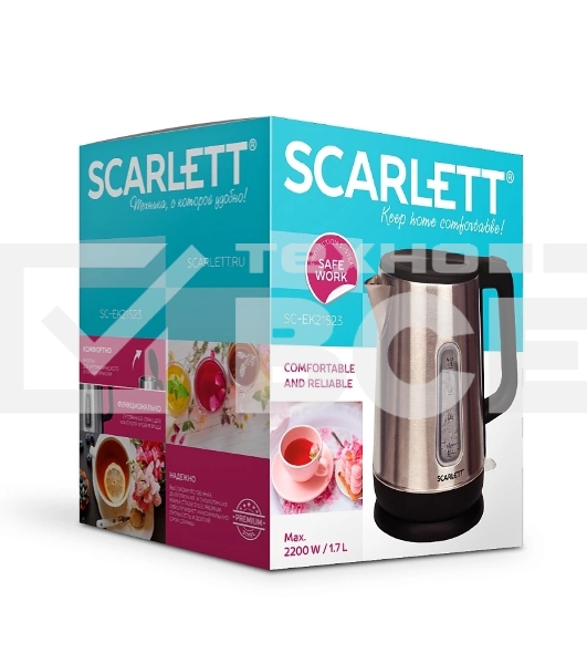 Чайник Scarlett SC-EK21S23 INOX
