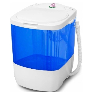 Стиральная машина Мастерица WM-0101 синий, загрузка вертикальная 1 кг, 0 об/мин, класс А