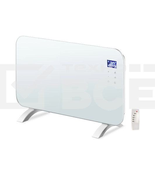 Конвектор Neoclima AURA-2000W белый, 2000 Вт, 25 м2, электронный термостат, Wi-Fi