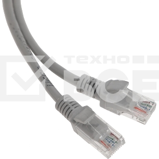 Патч-корд Premier PP12-5M 1000Гбит/с UTP 4 пары cat.5E CCA molded 5м серый RJ-45 (m)-RJ-45 (m)