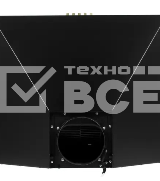 Вытяжка настенная Gorenje WHC63CLB, ширина 60 см, 650 м3/ч, Отвод воздуха и рециркуляция, цвет: антрацит