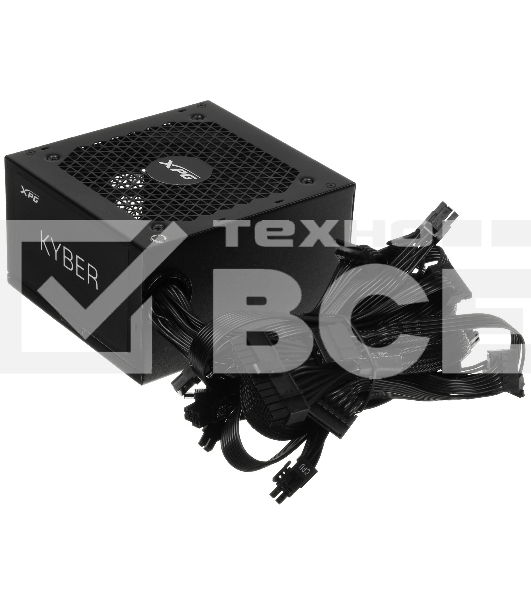 Блок питания ADATA XPG KYBER 750 (KYBER750G-BKCEU), 750Вт, 80 PLUS Gold, 120мм, черный