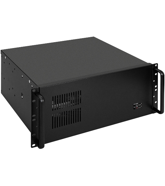 Серверный корпус Procase 4U300-08 Корпус 4U server case,8HDD,черный,без блока питания PS/2 ATX,глубина 300мм, MB ATX 12'x9.6'