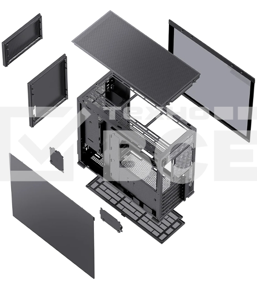 Компьютерный корпус JONSBO Computer Case D41 MESH version черный