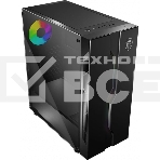 Компьютерный корпус MSI MAG VAMPIRIC 010X / mid-tower, ATX, tempered glass side panel, A-RGB hub / 1x 120mm A-RGB fan inc. / MAG VAMPIRIC 010X, фото5