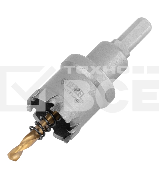 Коронка по металлу Denzel твердосплавная, 32 мм