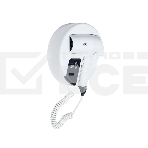 Фен для волос настенный Puff 1202B, белый, с доп. розеткой, фото2