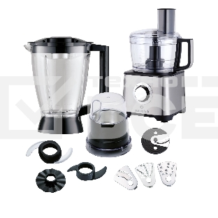 Кухонный комбайн Eurostek EFP-2059 Максимальная мощность 800Вт; металлический корпус, 2скорости + режим ''Pulse''