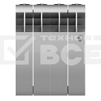 Радиатор биметаллический Royal Thermo BILINER B 350 Серебристый - 4 секц., фото2