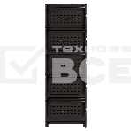 Комод Альтернатива М6498 Эконом, 5 секций, черный, фото6