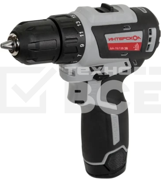 Дрель-шуруповерт аккумуляторная ИНТЕРСКОЛ 757.3.2.40