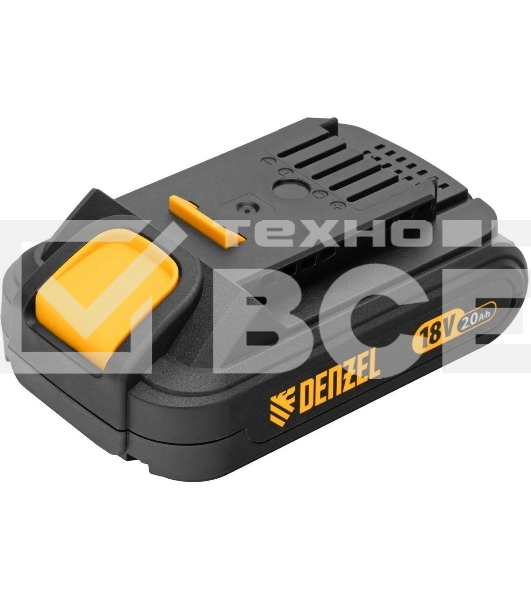 Батарея аккумуляторная Denzel IB-18-2.0, Li-Ion, 18 В, 2,0 А·ч