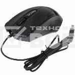 Мышь проводная Qumo Office M14 черный, 1000 dpi, USB, кнопки - 3, фото2