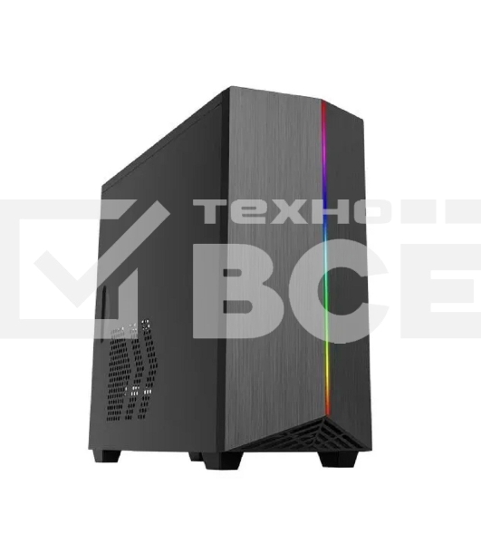 Компьютерный корпус Zircon Lima без БП (Midi Tower,Micro-ATX,Черн,1*USB 3.0,2*USB 2.0, 1*92мм)