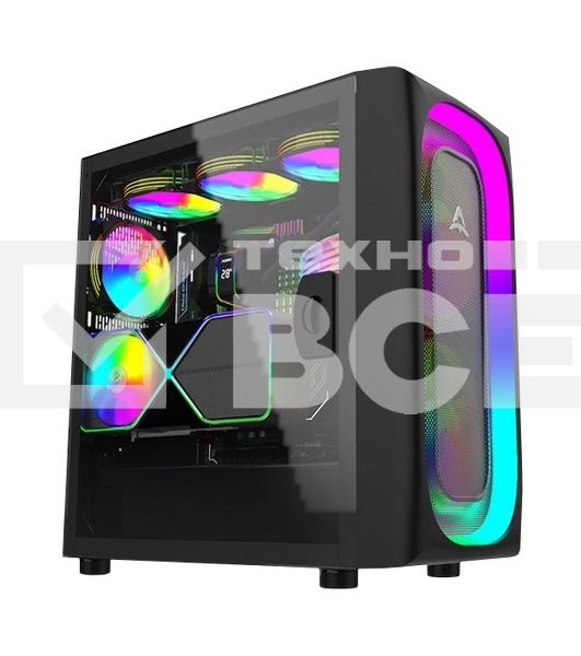 Компьютерный корпус ALSEYE Ai Pro-B (Halo Pro) Material: 0.7mm SPCC, Motherboard Compatiblility: Mini-ITX/Micro ATX/ATX/EATX, I/O Ports: USB2.0*1+HD Audio+USB3.0*1+Typc*1, Drive bay: H.D.D(3.5