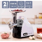 Мясорубка электрическая Galaxy Line GL 2420, белый с серым, 1200 Вт, функция «Реверс», фото6