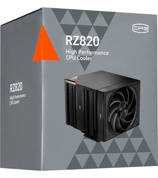 Устройство охлаждения (кулер) PcCooler RZ820 Soc-AM5/AM4/1200/1700/1851 черный 4-pin Al+Cu 300W Ret (RZ820-BKNWNX-GL)