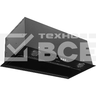 Вытяжка полновстраиваемая Domfy DM6036BB BG черный, управление кнопочное (1 мотор)