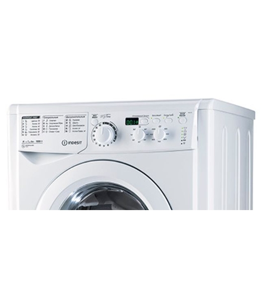 Стиральная машина Indesit MSD615 6 кг, 1000 об/мин, цифровой дисплей, белый