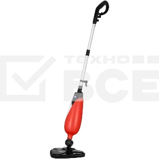 Швабра паровая Kitfort КТ-3939 1300Вт красный/черный