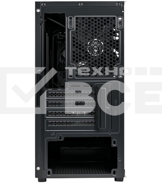 Компьютерный корпус XASTRA A307M 2BK SI Black mATX/Mesh/Metal left panel/2x120мм PWM FC black fans/A307M-2FC12BK-SI