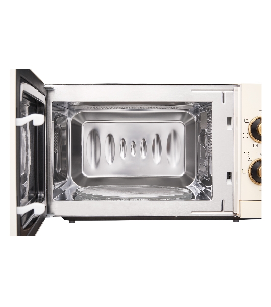 Микроволновая печь Korting KMO 815 RB бежевый, 20 л, 700 Вт, переключатели — поворотный механизм