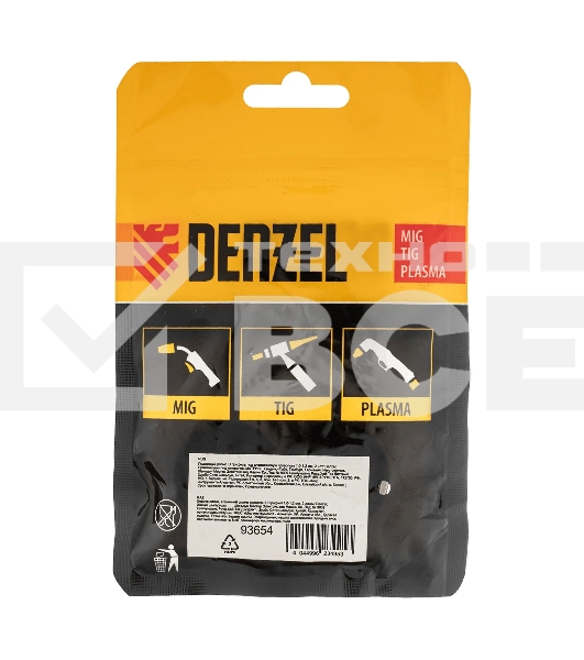 Подающий ролик Denzel U профиль под алюминиевую проволоку 1,0-1,2 мм, 2 шт