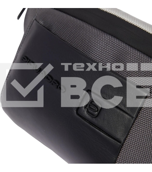 Сумка Piquadro Brief2 Special CA2174BR2S/GRN серая/черная нейлон/натур.кожа