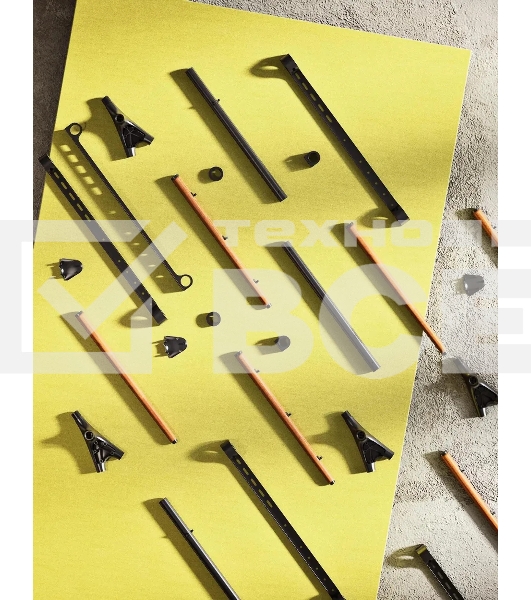 Подставка для телевизора Cactus CS-ST1247BKWN черный/орех, 49'-70' макс. 40 кг, напольный