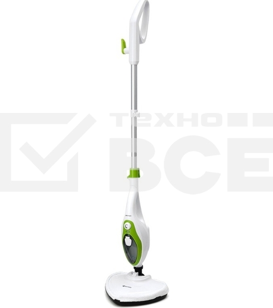 Швабра паровая Kitfort KT-1004-2 1500Вт зеленый/белый