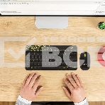 Комплект клавиатура + мышь Logitech Wireless Desktop MK240 Nano черный Retail Combo, фото16