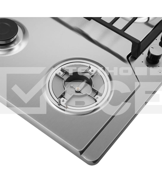 Газовая варочная панель Maunfeld EGHS.64.73CS/G, 4 конфорки, нержавеющая сталь, серебристый