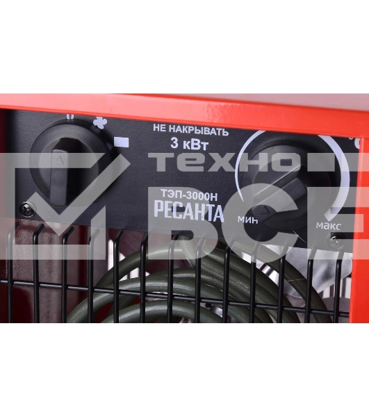 Тепловая электрическая пушка Ресанта ТЭП-3000Н (компактная) 67/1/18