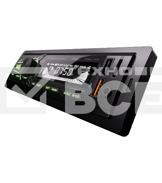 Автомагнитола AURA FIREBALL-101BT, 1 DIN, Bluetooth, USB Type-A, AUX