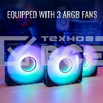 Система водяного охлаждения AeroCool/Formula Mirage L360 белый, 120 мм, алюминий/медь, 1800 об/мин, 26.8 дБ, 4 pin, 550 Вт, 27 мм, фото4