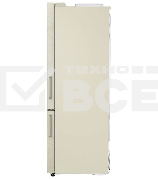 Холодильник LG GC-B569PECM бежевый глянц. двухкамерный инвертер 329/122л морозилка снизу, No Frost