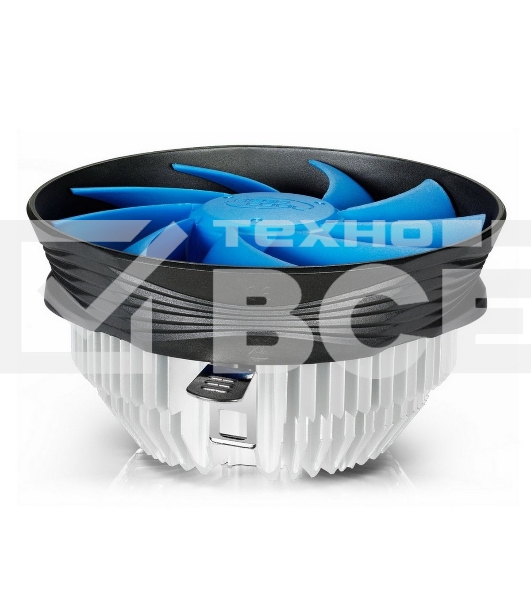 Кулер для процессора DEEPCOOL GAMMA ARCHER V2 синий, 120 мм, алюминий, 1600 об/мин, 26.1 дБ, 3 pin, 95 Вт, 65.5 мм