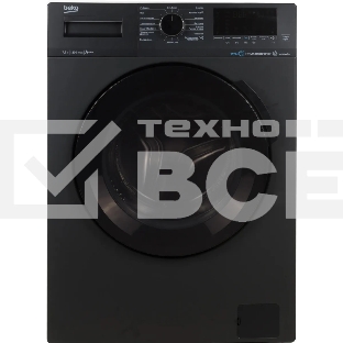 Стиральная машина Beko WSPE7H616A темно-серый, загрузка фронтальная 7,5 кг, 1200 об/мин., класс: А