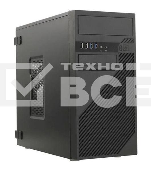 Компьютерный корпус Mini Tower InWin EFS712 Black U3*2+U2*2+A(HD) + front fan holder + Screwless mATX (без блока питания)