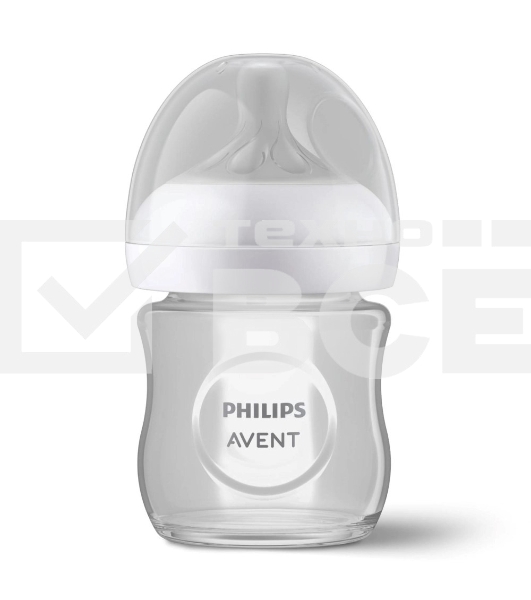 Бутылочка для кормления Philips Avent NATURAL Response 125 мл, 1 шт, стекло