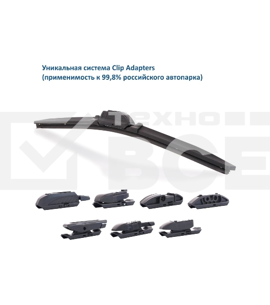 Щетка стеклоочистителя GOODYEAR GY000441 PREMIUM 21''/53см бескаркасная