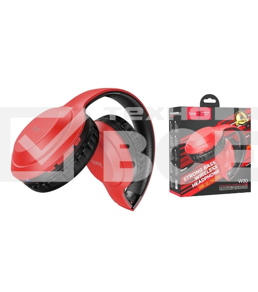 Беспроводные наушники HOCO (6931474735782) W30 FUN MOVE красный